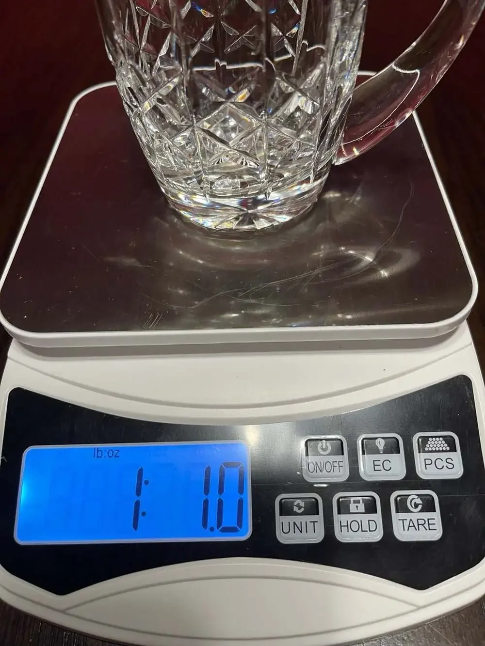 Waterford Crystal Lismore Pattern Creamer Pitcher